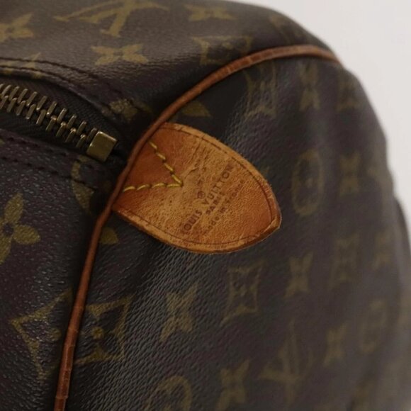 LOUIS VUITTON Monogram Keepall 55 Boston Bag M41424 LV Auth 134396 - Picture 13 of 16